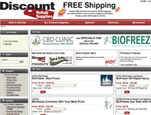Tablet Screenshot of discountrehabsupplies.com